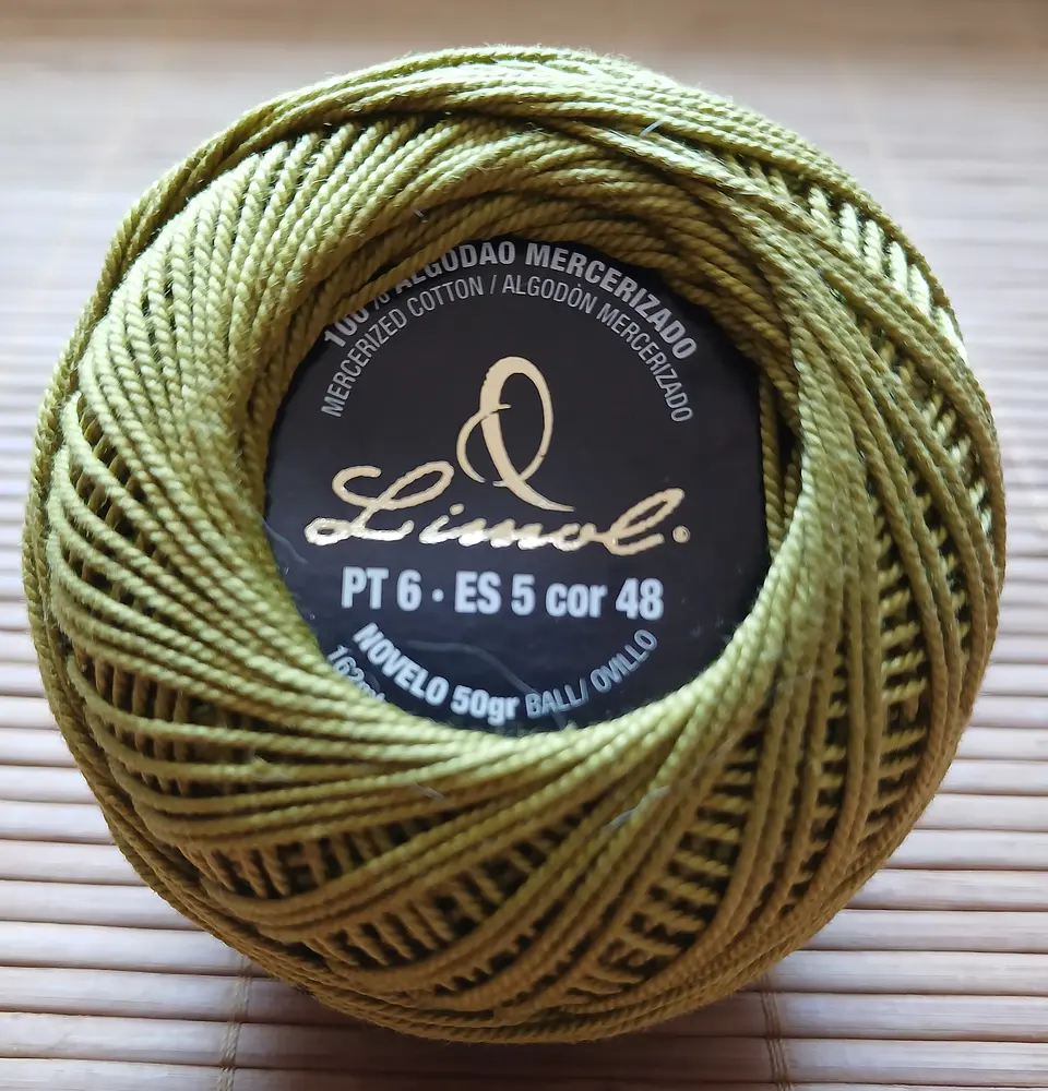 Limol Fios de Crochet nº 6 - Cores Lisas - 50g 10