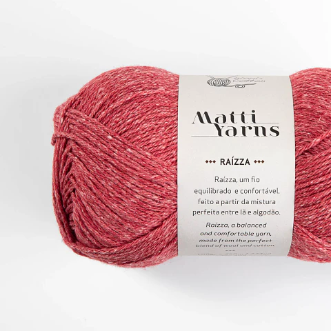 Matti Yarns Raízza – Fio Lã e Algodão 100g