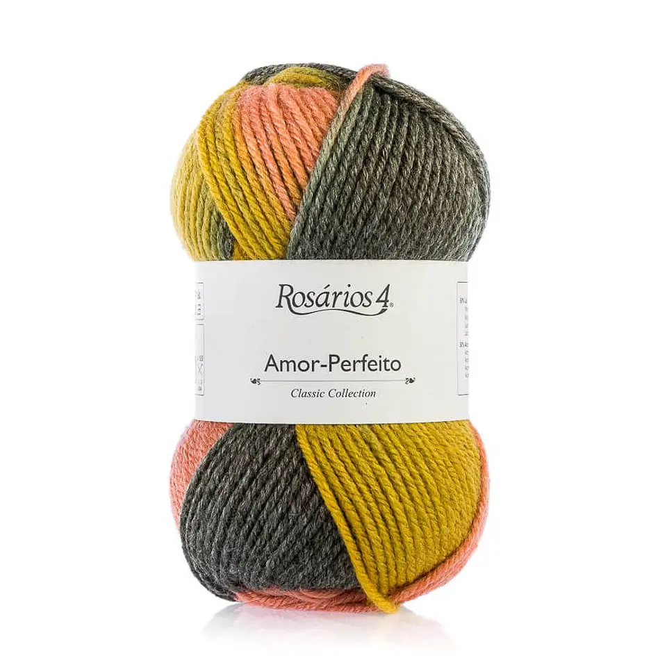 Rosários 4 Amor Perfeito Print – Fio de Lã e Acrílico Multicolor 100g 2