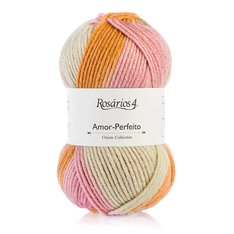 Rosários 4 Amor Perfeito Print – Fio de Lã e Acrílico Multicolor 100g 4
