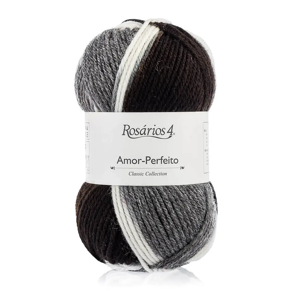 Rosários 4 Amor Perfeito Print – Fio de Lã e Acrílico Multicolor 100g 6
