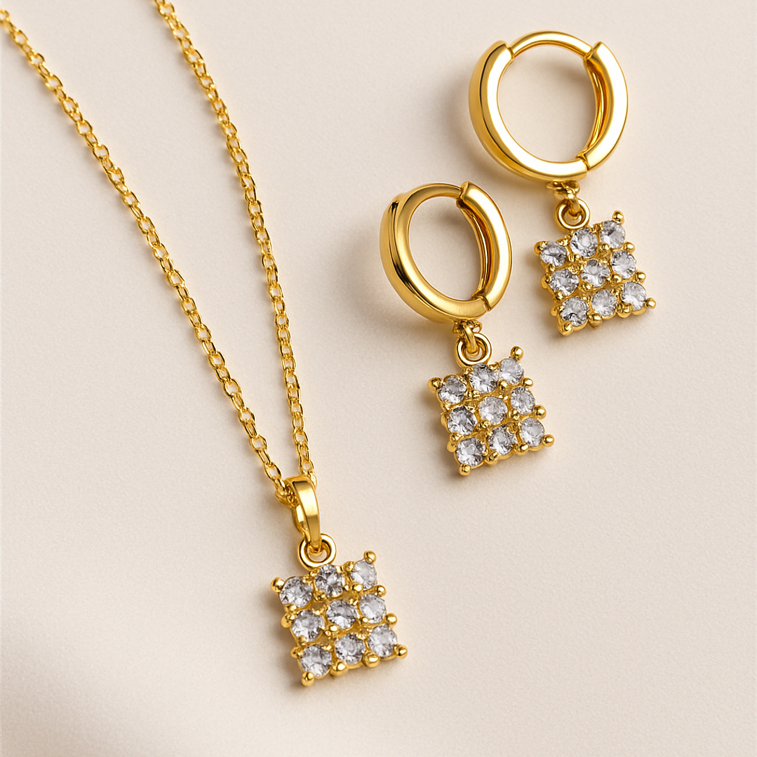 Set de Collar y Aretes Stella 1