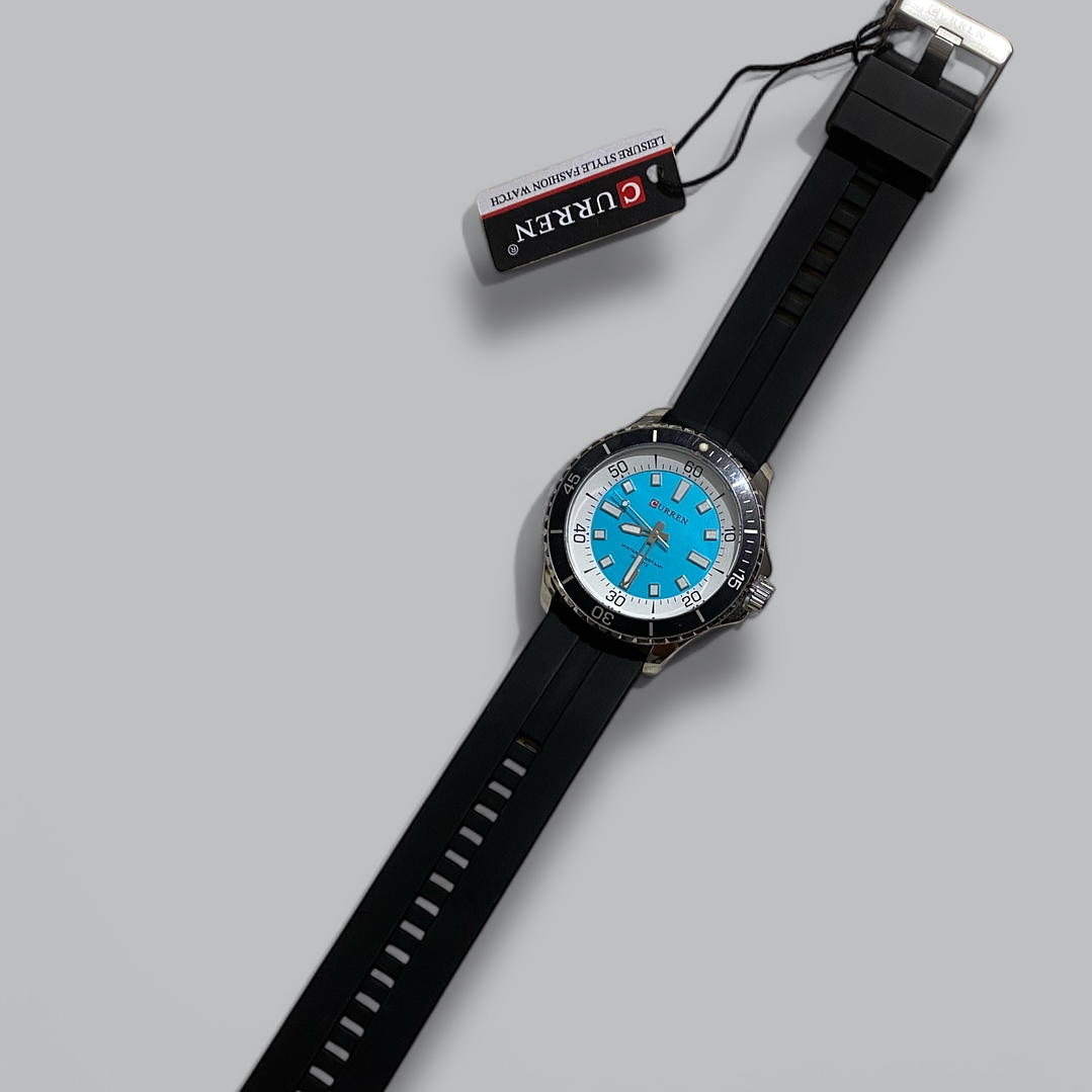 Reloj deportivo para hombre negro 1