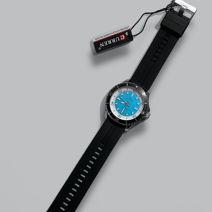 Reloj deportivo para hombre negro 1