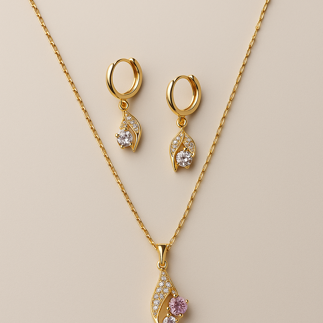 Set de Collar y Aretes Ferrari 1