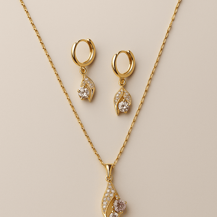 Set de Collar y Aretes Ferrari 1