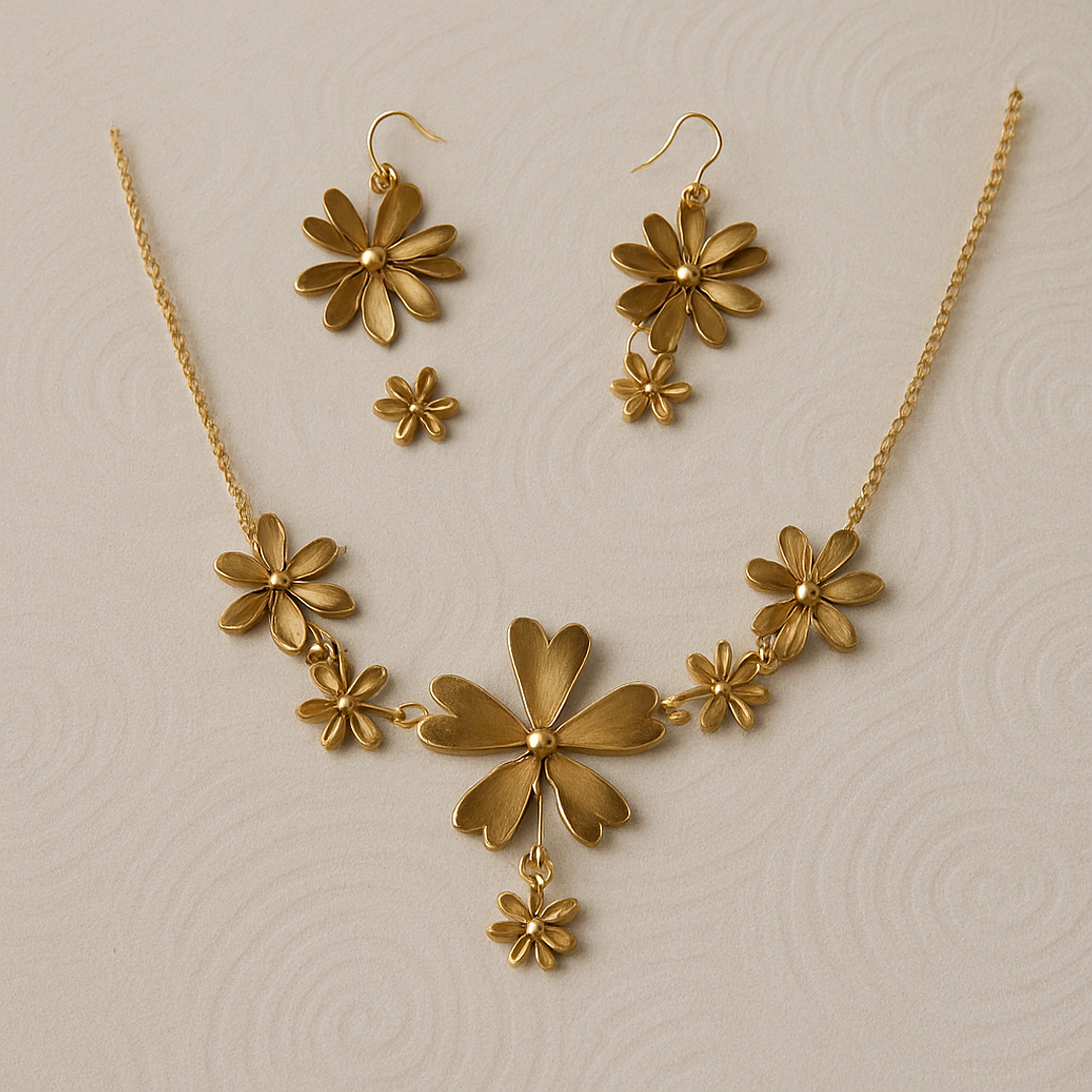 Set Collar Copo de Nieve 1