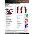 Pack 8 Extintores de 1 KG D.S. n° 44 FIRE MASTER 1