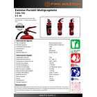 Pack 6 Extintores de 2 KG FIRE MASTER 5
