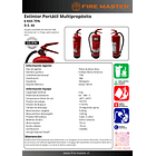 Pack 3 Extintores de 6 KG FIRE MASTER 2