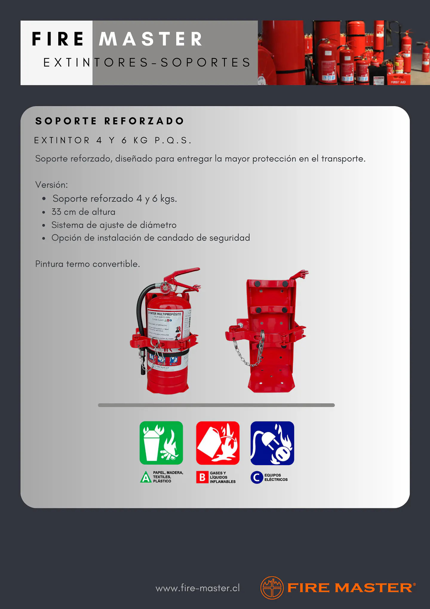 Soporte Reforzado 4 y 6 kgs DESPACHO GRATIS A TODO CHILE!!! 3