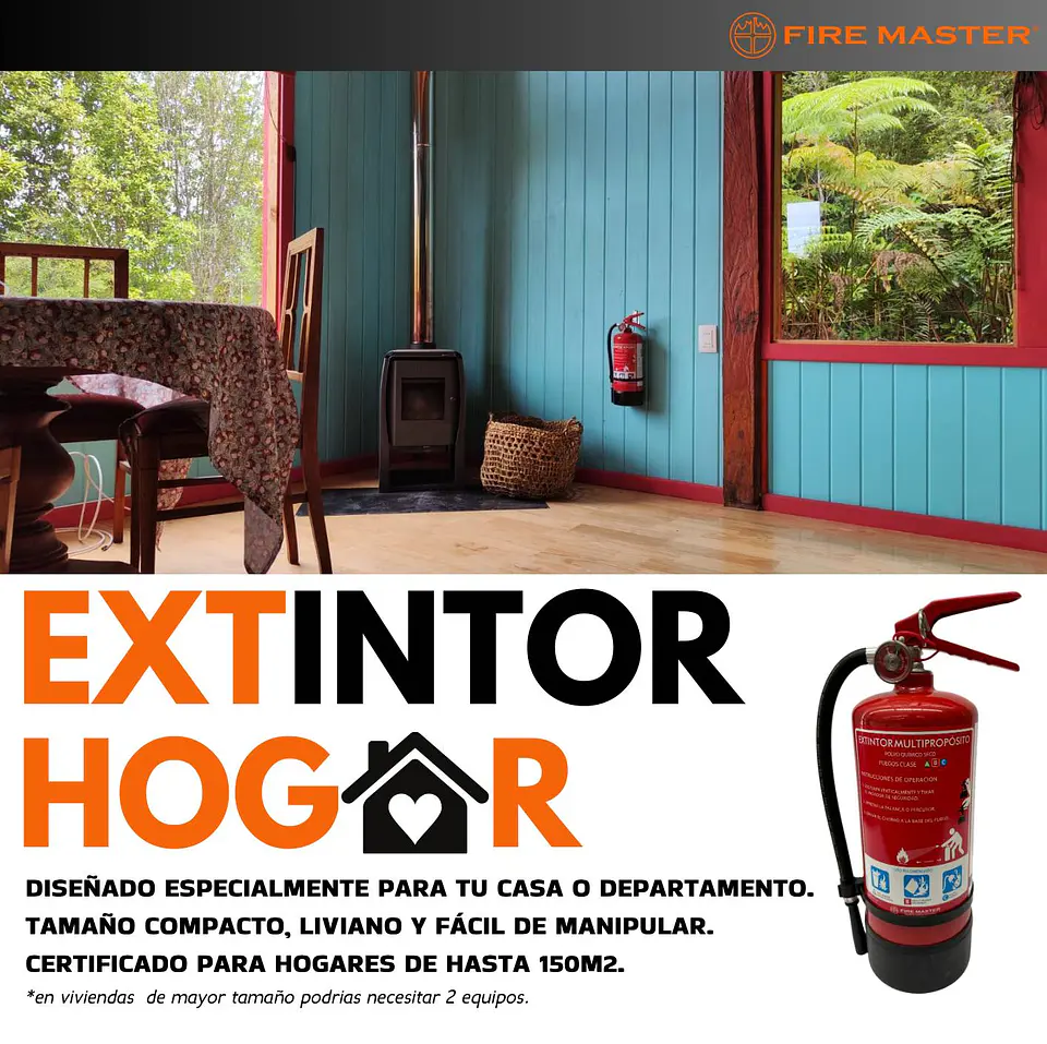 Extintor Hogar 3Kg - DESPACHO GRATIS A TODO CHILE !!! 6