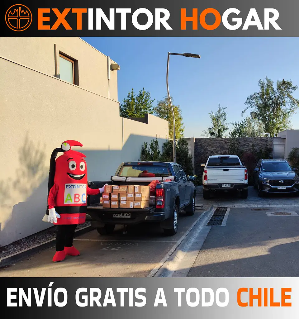 Pack Extintor Hogar 3kg + Kit Seguridad Para Vehiculo 1kg + Chaleco 5