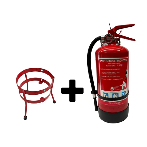 Extintor 4 Kg + Soporte Trípode DESPACHO GRATIS A TODO CHILE!!!