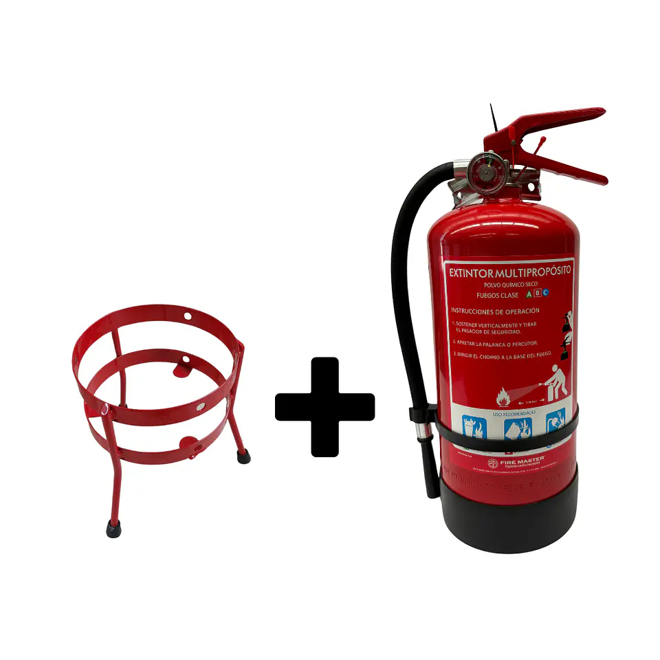 Extintor 4 Kg + Soporte Trípode DESPACHO GRATIS A TODO CHILE!!! 1