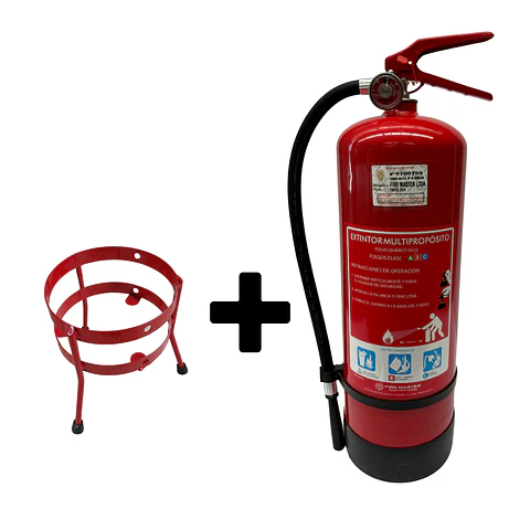 Extintor 6 Kg + Soporte Trípode DESPACHO GRATIS A TODO CHILE!!!
