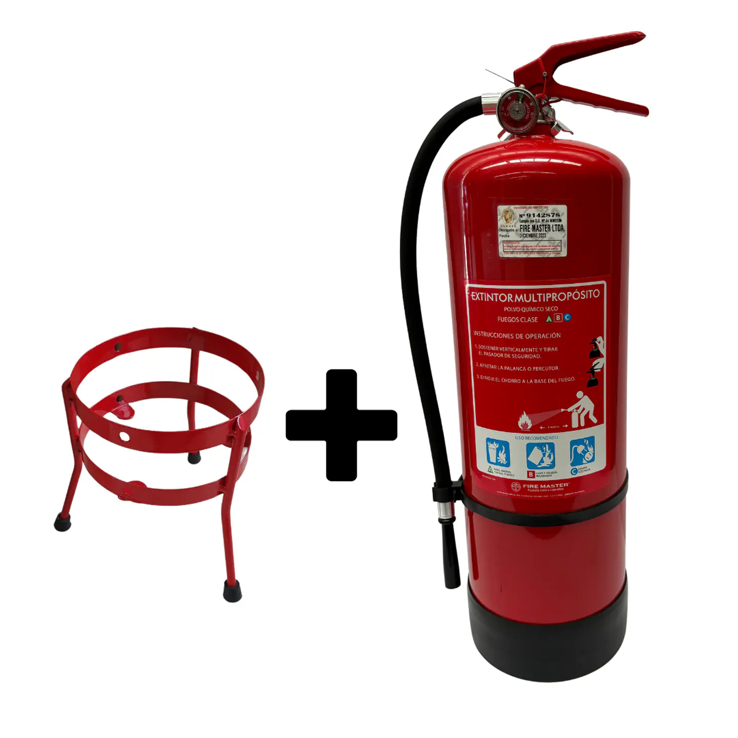 Extintor 10 Kg + Soporte Trípode DESPACHO GRATIS A TODO CHILE!!! 1