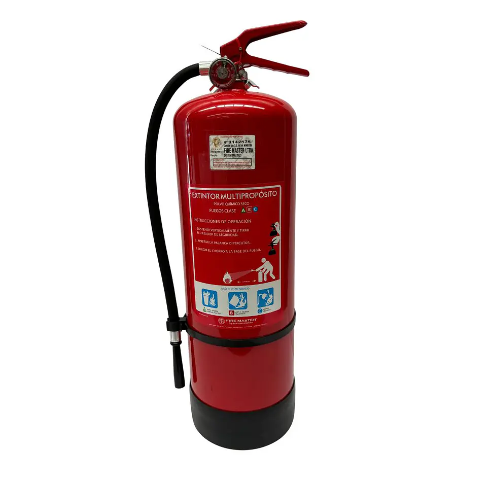 Extintor 10 Kg + Soporte Trípode DESPACHO GRATIS A TODO CHILE!!! 6