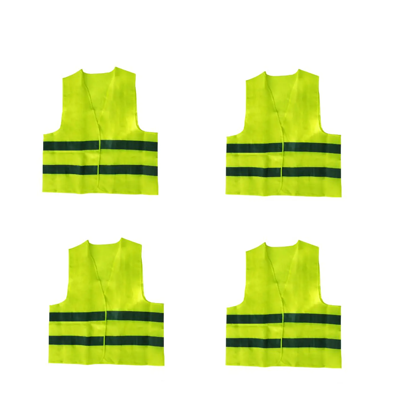 Chaleco Reflectante Amarillo 5 Unidades FIRE MASTER 4
