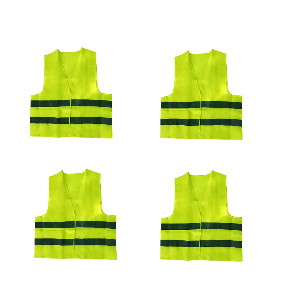 Chaleco Reflectante Amarillo 5 Unidades FIRE MASTER 4