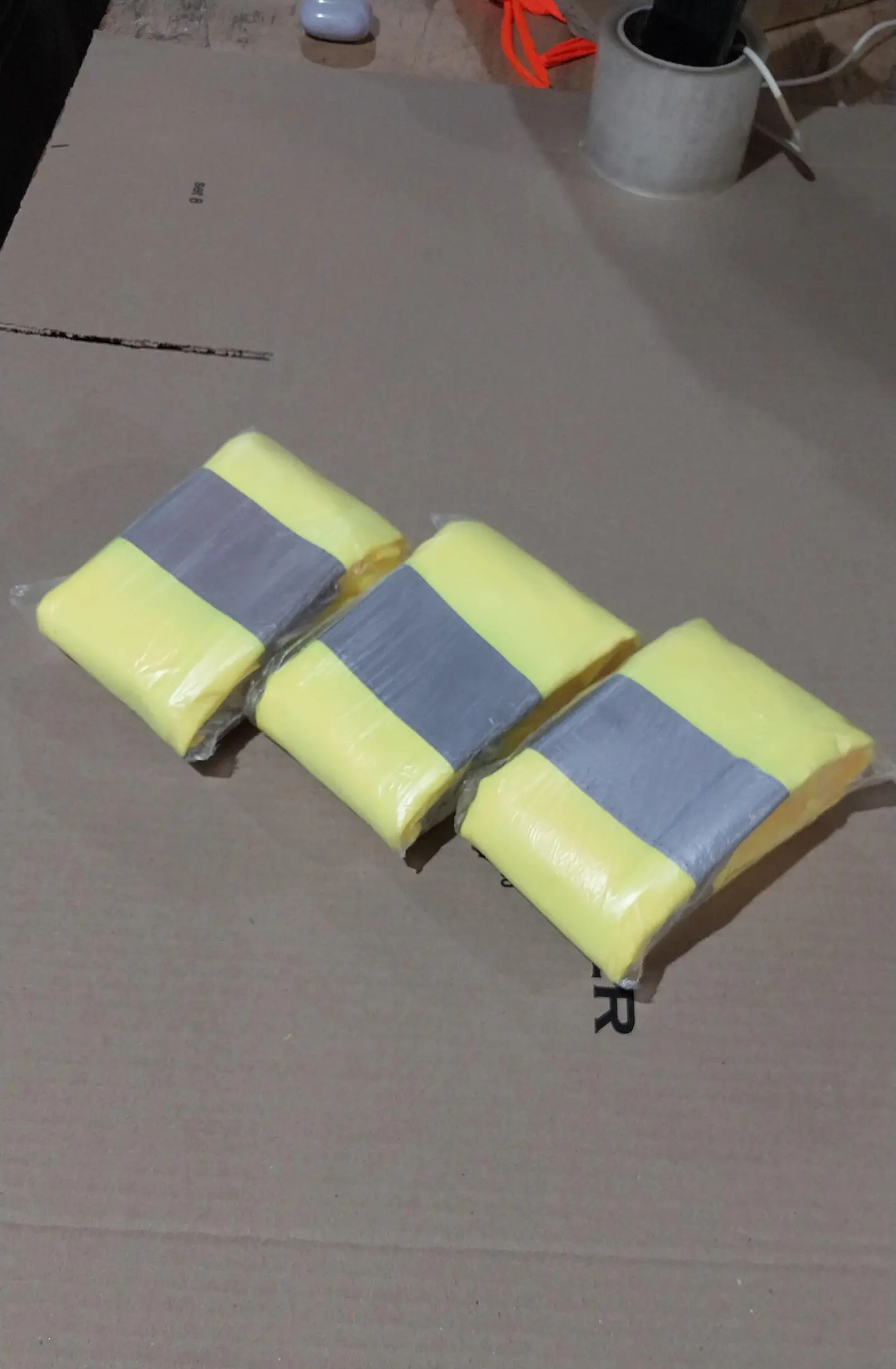 Chaleco Reflectante Amarillo 5 Unidades FIRE MASTER 5