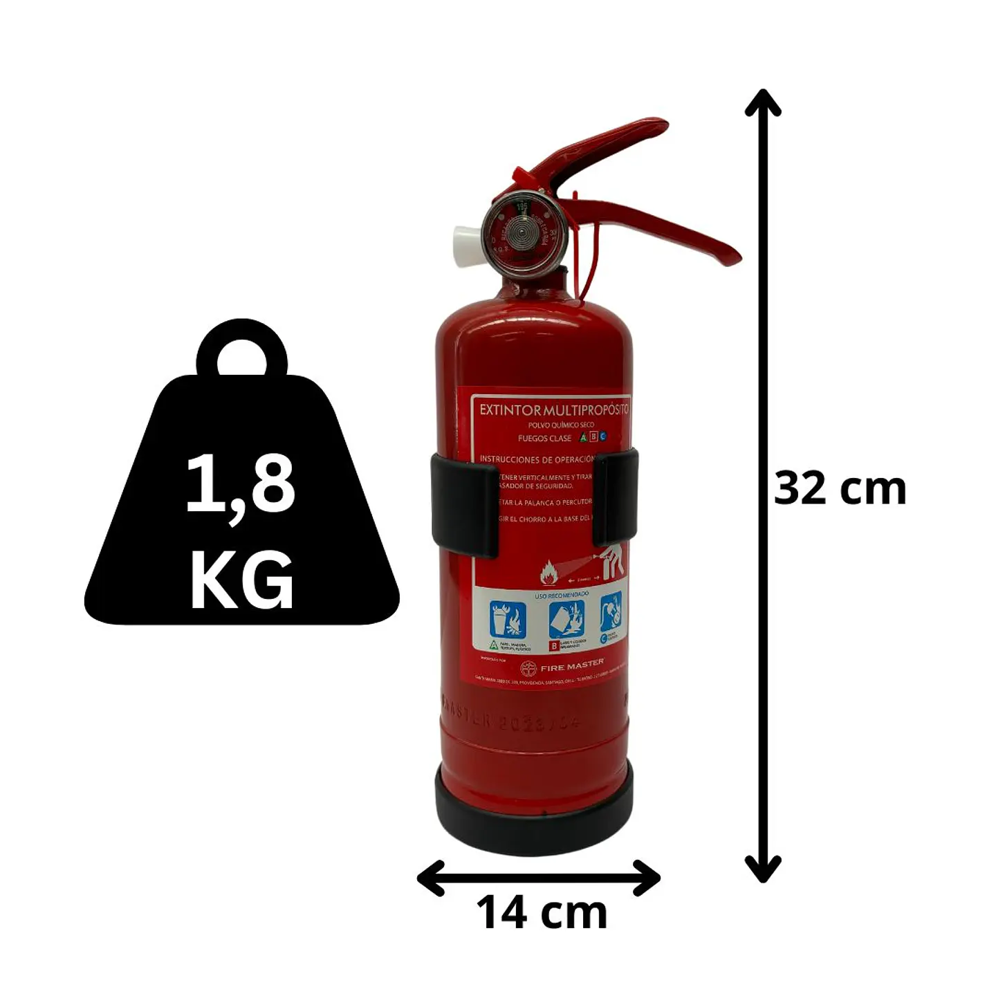 Extintor Vehículos livianos 1 Kg - Envío a todo Chile!!! 2