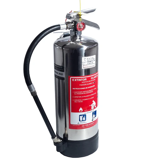 Extintor Wet Chemical Clase K 6 Litros Fire Master
