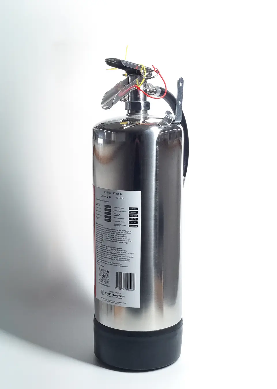 Extintor Wet Chemical Clase K 6 Litros Fire Master 3