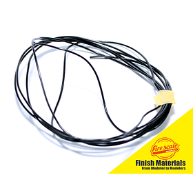 Cable Wire Black Rubber 0.8