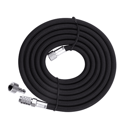 Airbrush hose black with quick coupling 3m - G1/8