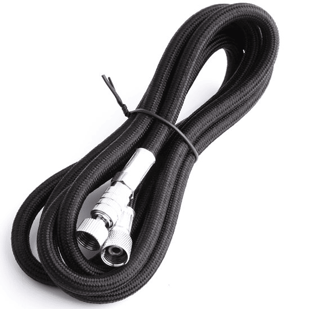 Airbrush hose black with quick coupling 3m - G1/8 3