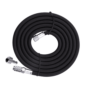 Airbrush hose black with quick coupling 10m - G1/8