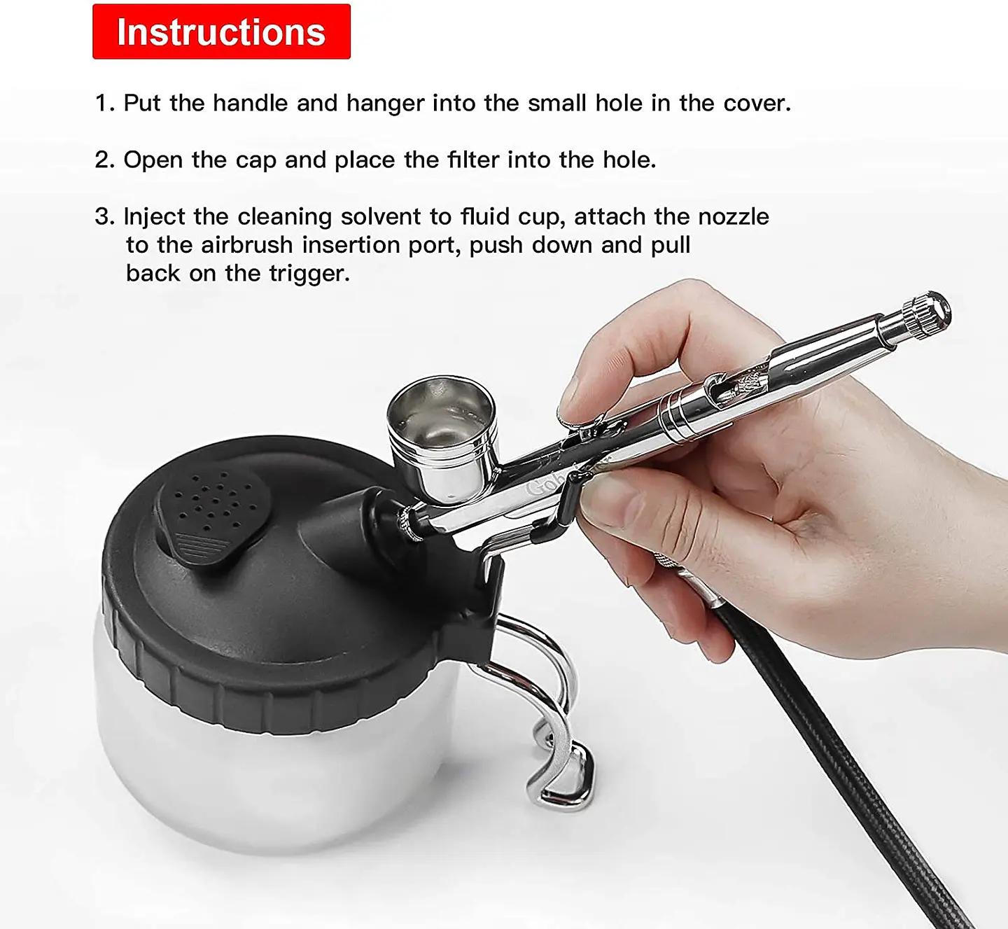 Airbrush Cleaning Support 2