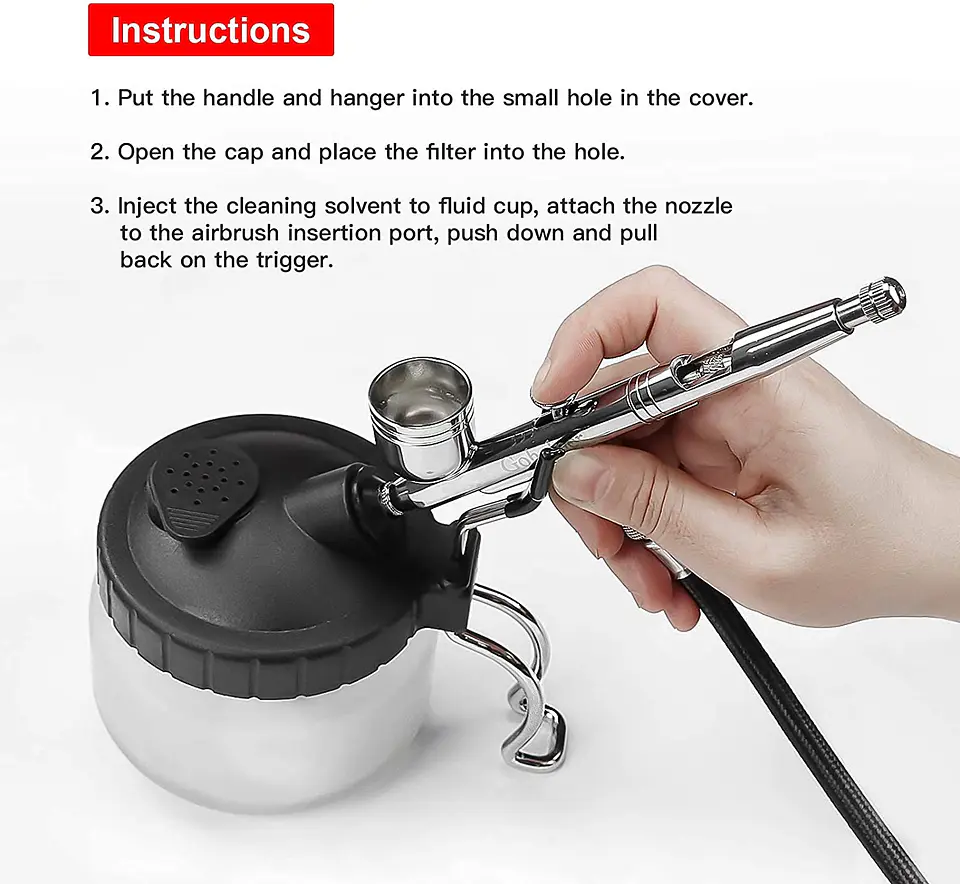 Airbrush Cleaning Support 2