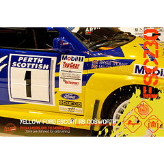 Ford Escort RS Cosworth jaune