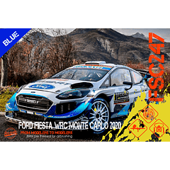 Ford Fiesta WRC Monte Carlo 2020 - Bleu