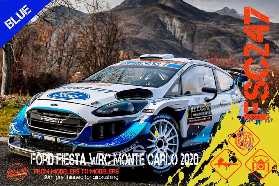 Ford Fiesta WRC Monte Carlo 2020 - Blue 2
