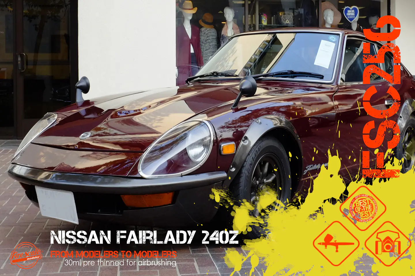  Nissan Fairlady 240Z Maroon 1