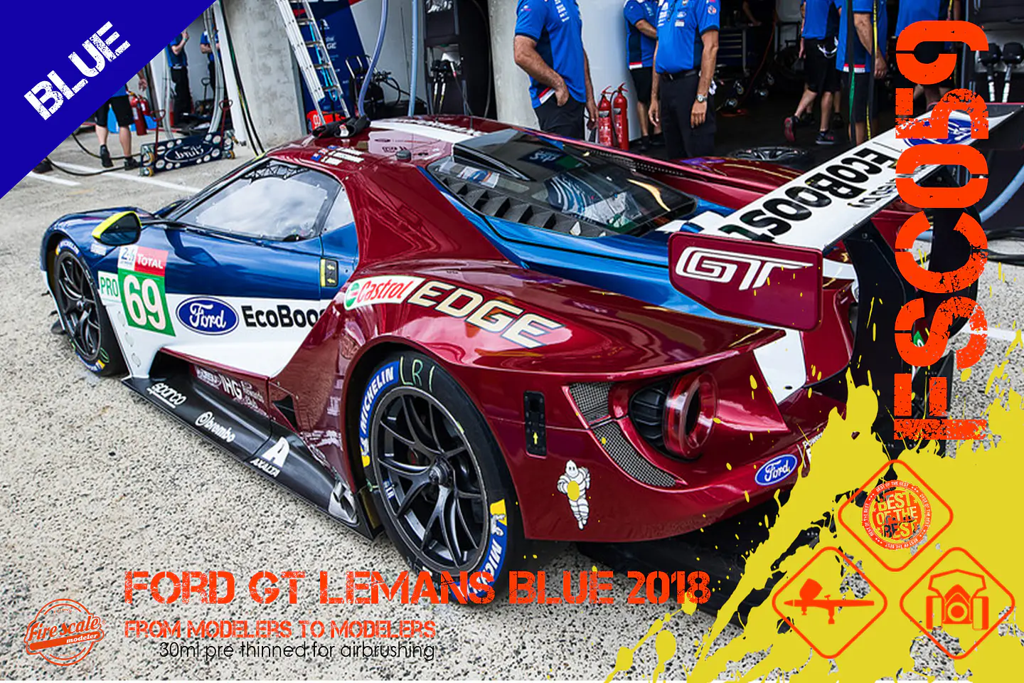 Ford GT Le Mans 2018 Bleu 1