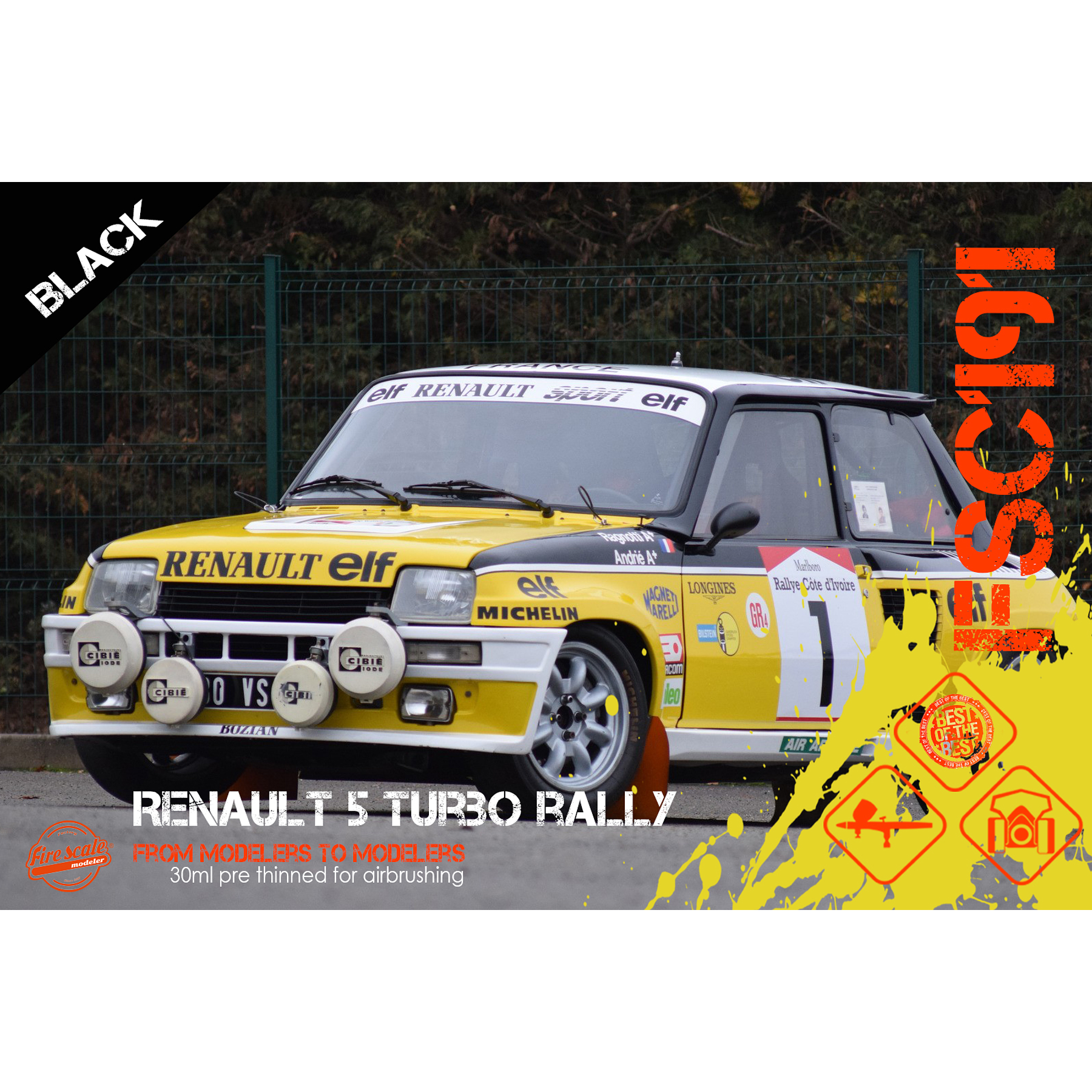 Renault 5 Turbo Rally - Black 