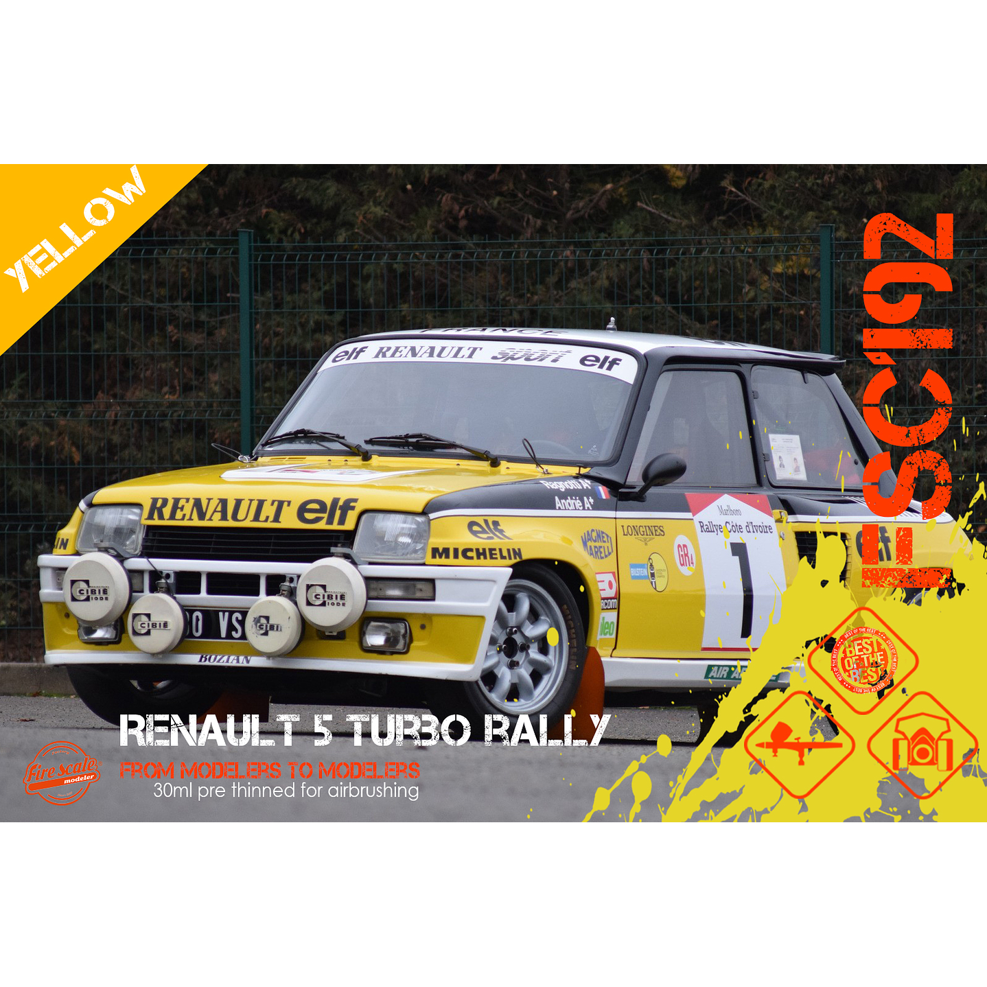 Renault 5 Turbo Rally - Yellow