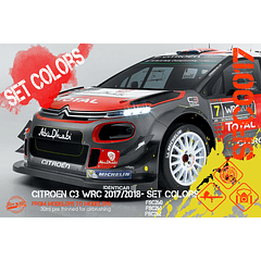 Citroen C3 WRC 2017/2018 - Set Color