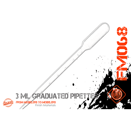3ml graduated pipettes