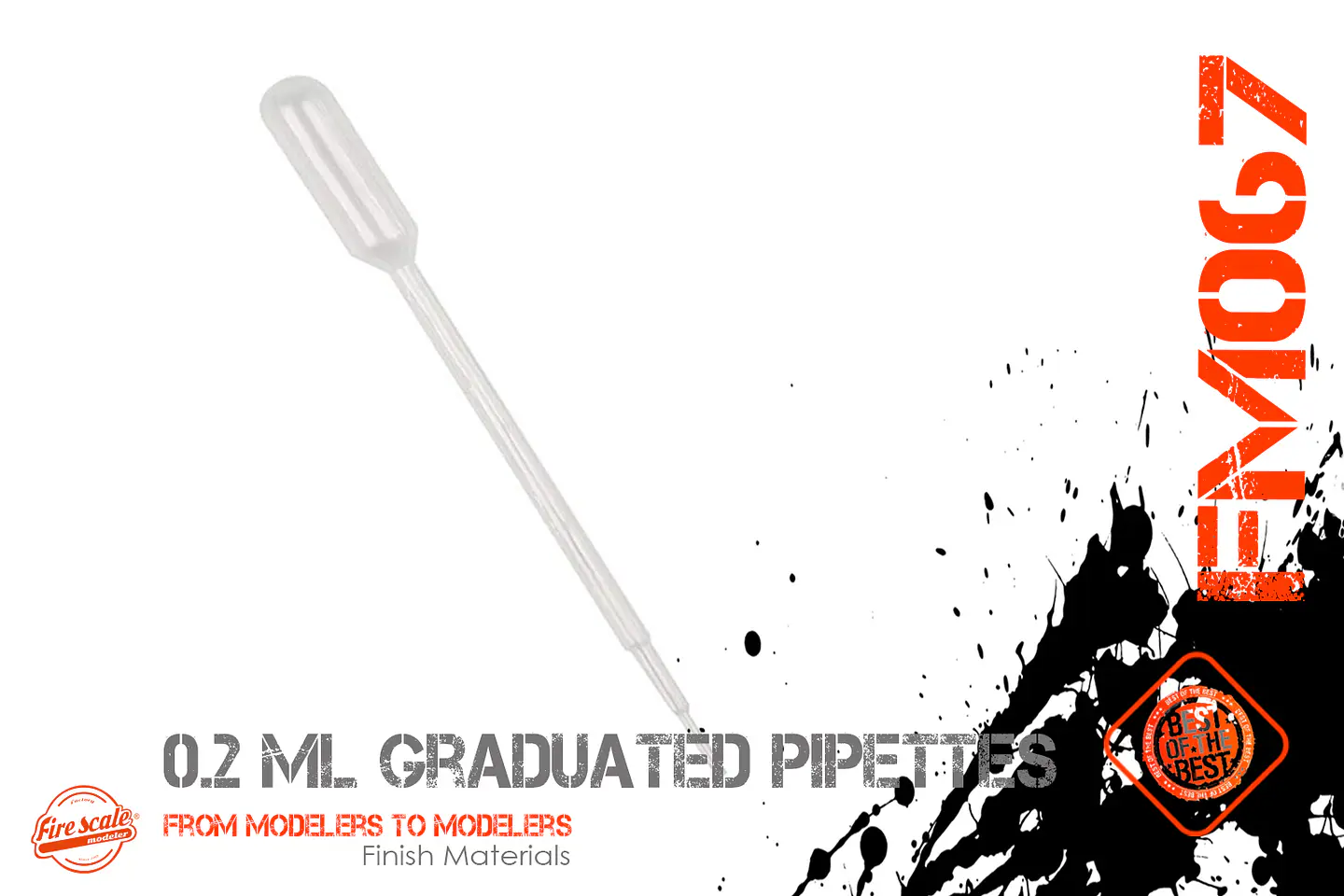 Pipettes graduées de 0,2 ml 1