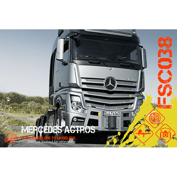 Mercedes Actros Argent 2