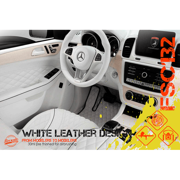 White Leather  Design 2