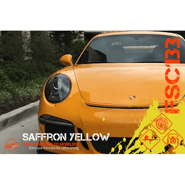 Porsche Saffron Yellow 2