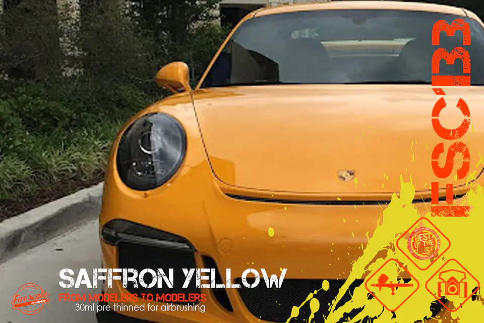 Porsche Saffron Yellow 2