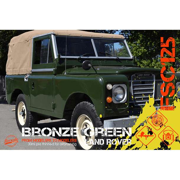 Bronze Green Land Rover 2