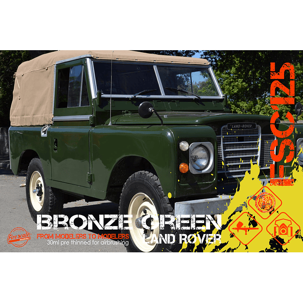 Bronze Green Land Rover